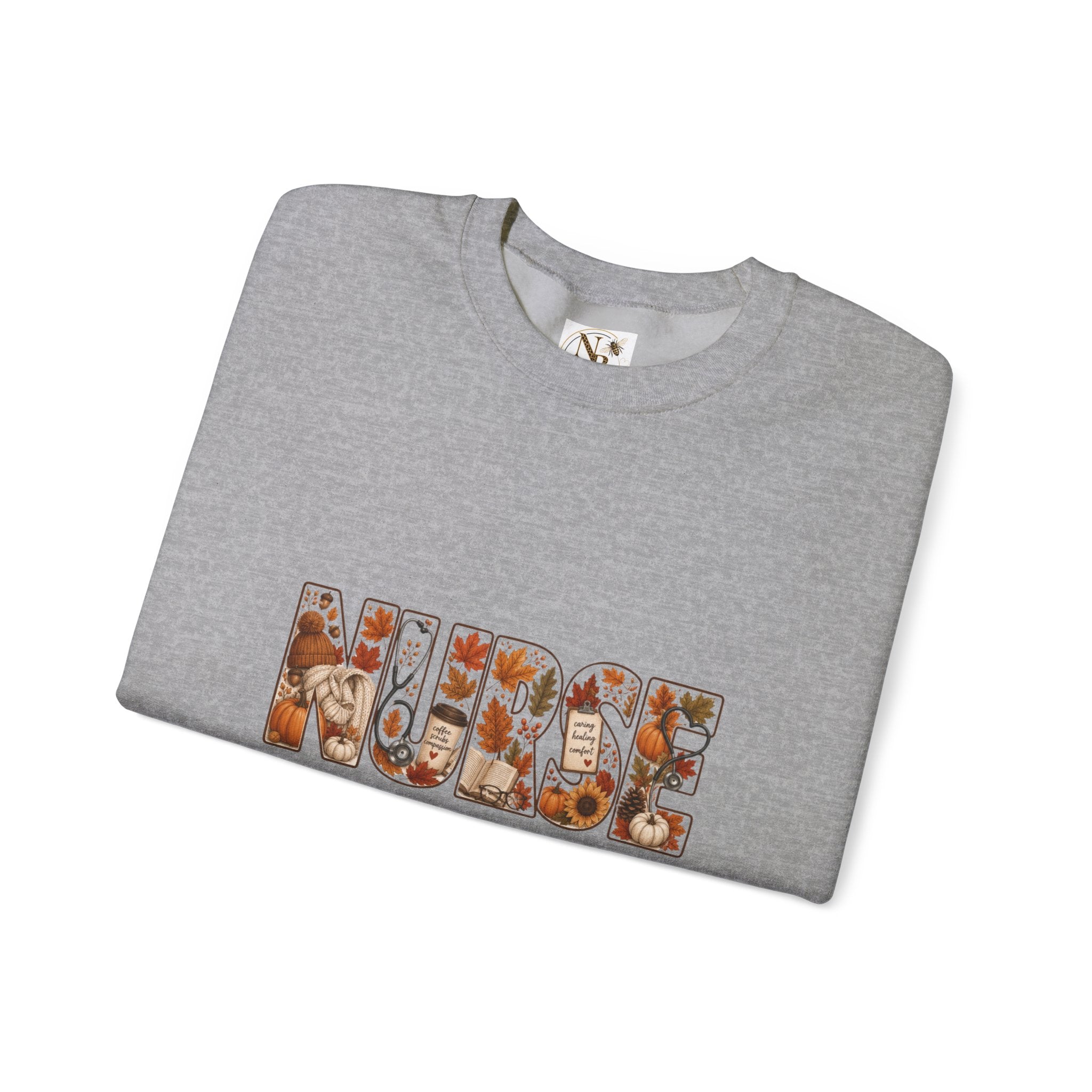 Fall Nurse Unisex Heavy Blend™ Crewneck Sweatshirt