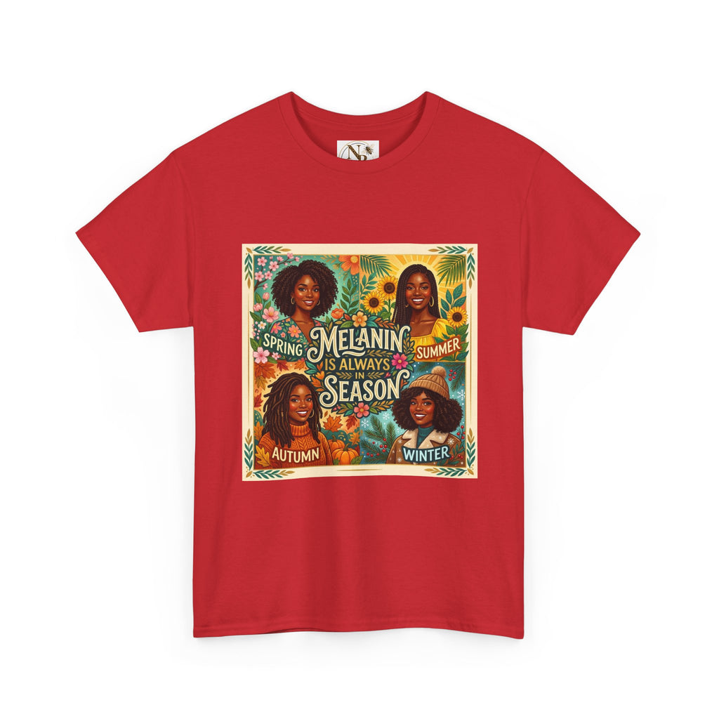 Melanin Is Always in Season Unisex Cotton Tee