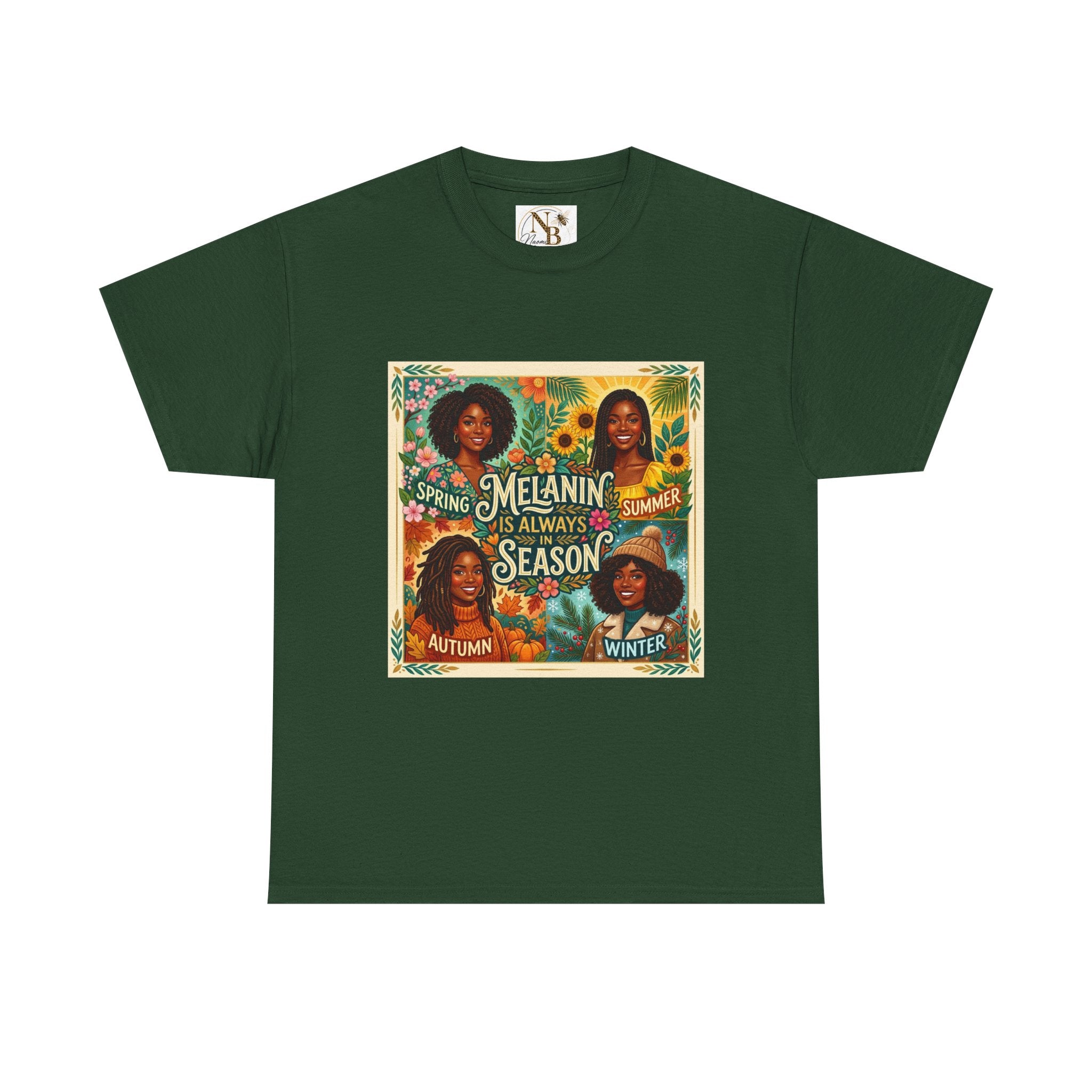 Melanin Is Always in Season Unisex Cotton Tee