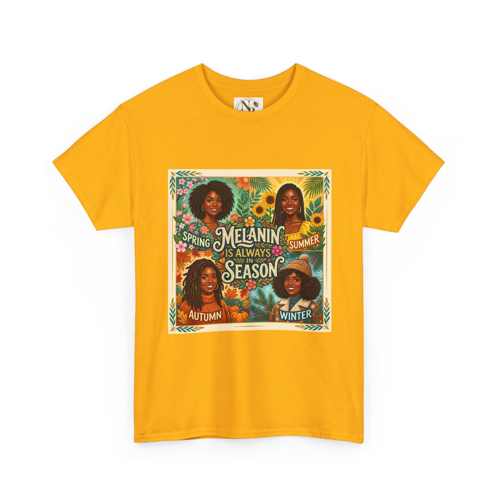 Melanin Is Always in Season Unisex Cotton Tee