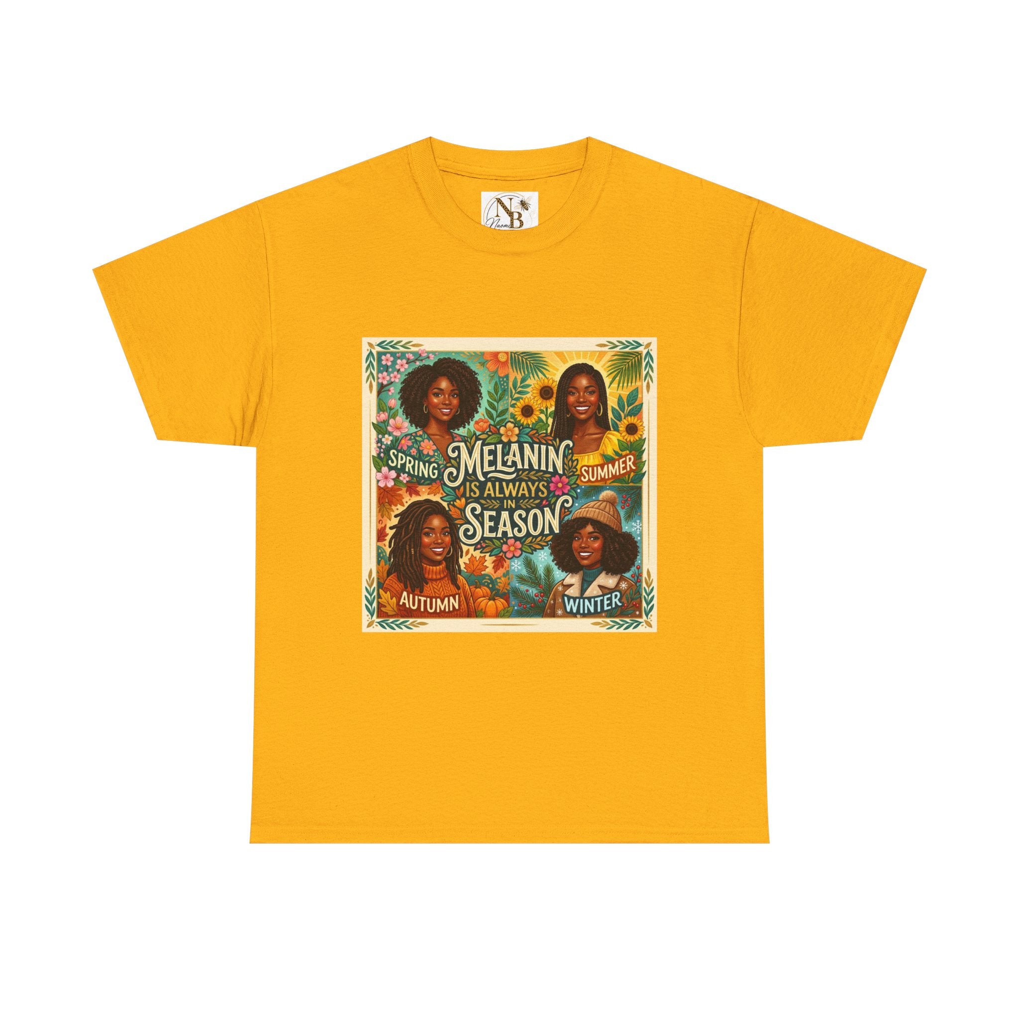 Melanin Is Always in Season Unisex Cotton Tee