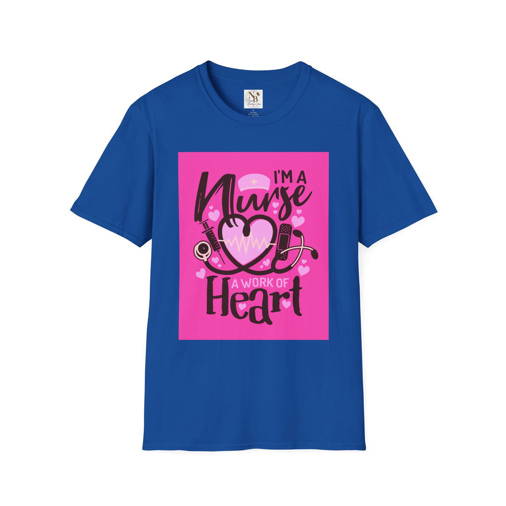 Nurse At Heart Unisex Softstyle T-Shirt