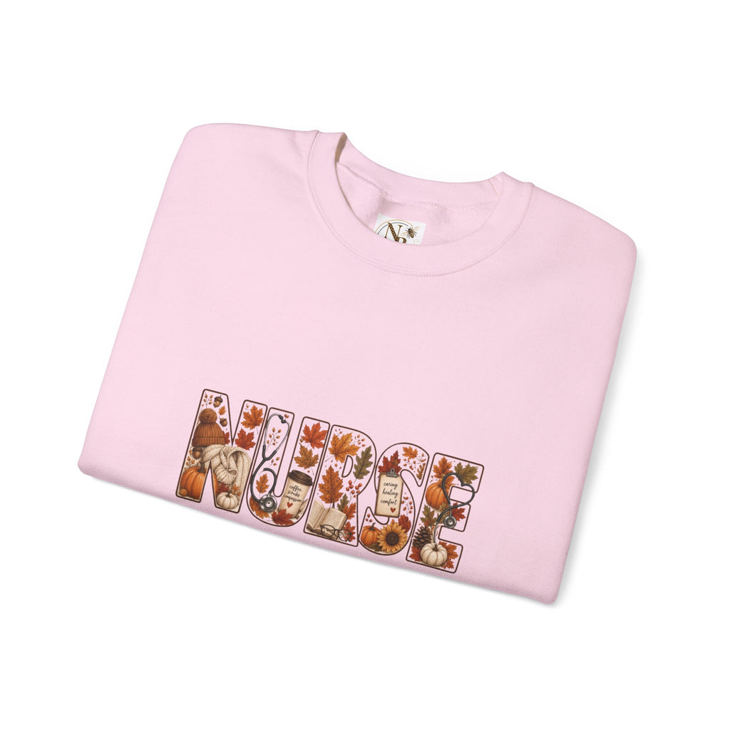 Fall Nurse Unisex Heavy Blend™ Crewneck Sweatshirt