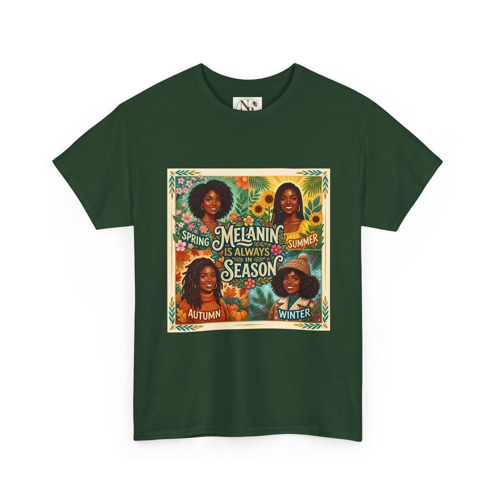 Melanin Is Always in Season Unisex Cotton Tee