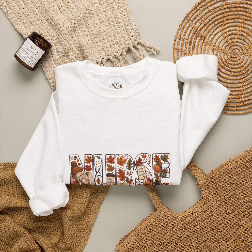 Fall Nurse Unisex Heavy Blend™ Crewneck Sweatshirt