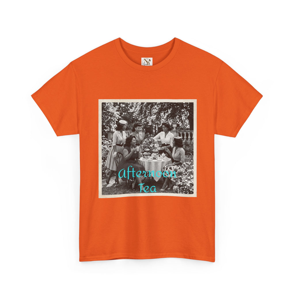 Afternoon Tea Unisex Heavy Cotton Tee