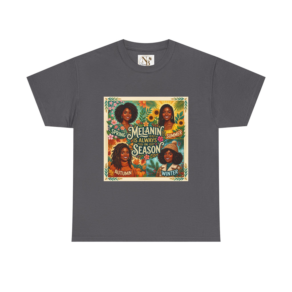Melanin Is Always in Season Unisex Cotton Tee
