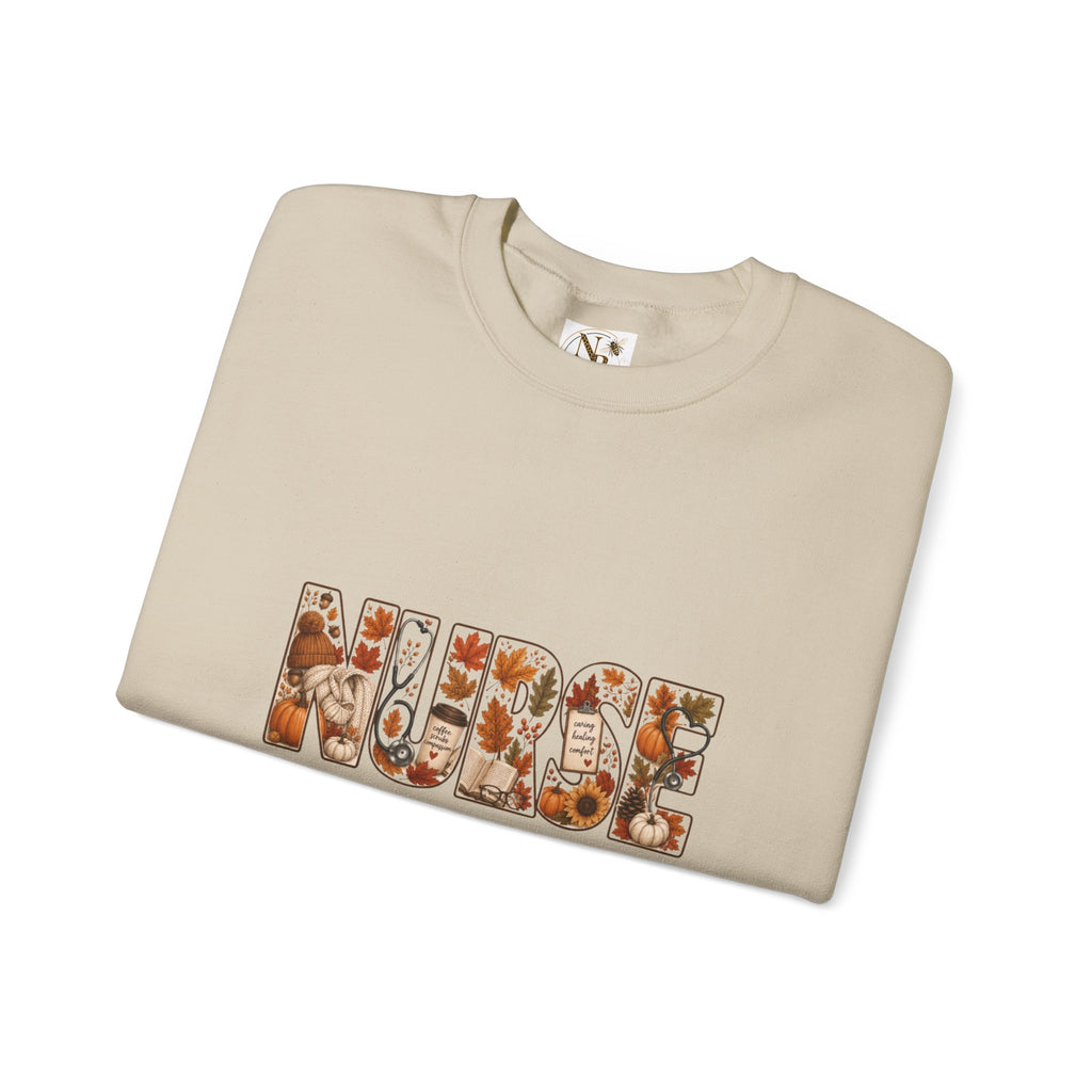 Fall Nurse Unisex Heavy Blend™ Crewneck Sweatshirt