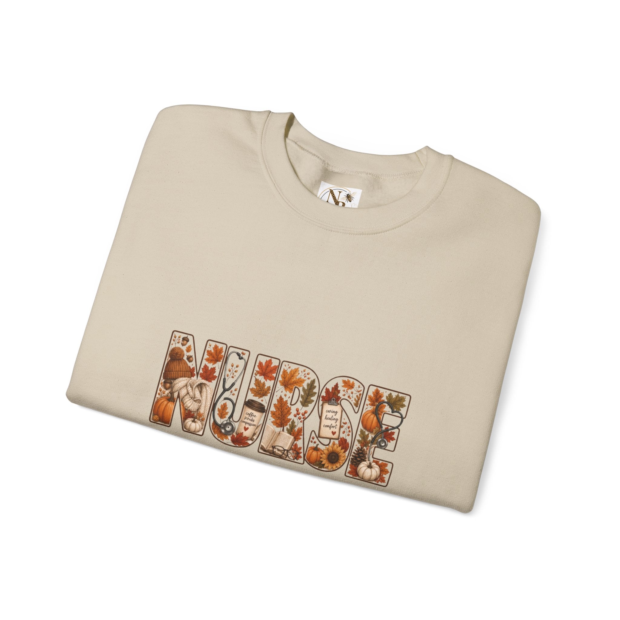 Fall Nurse Unisex Heavy Blend™ Crewneck Sweatshirt