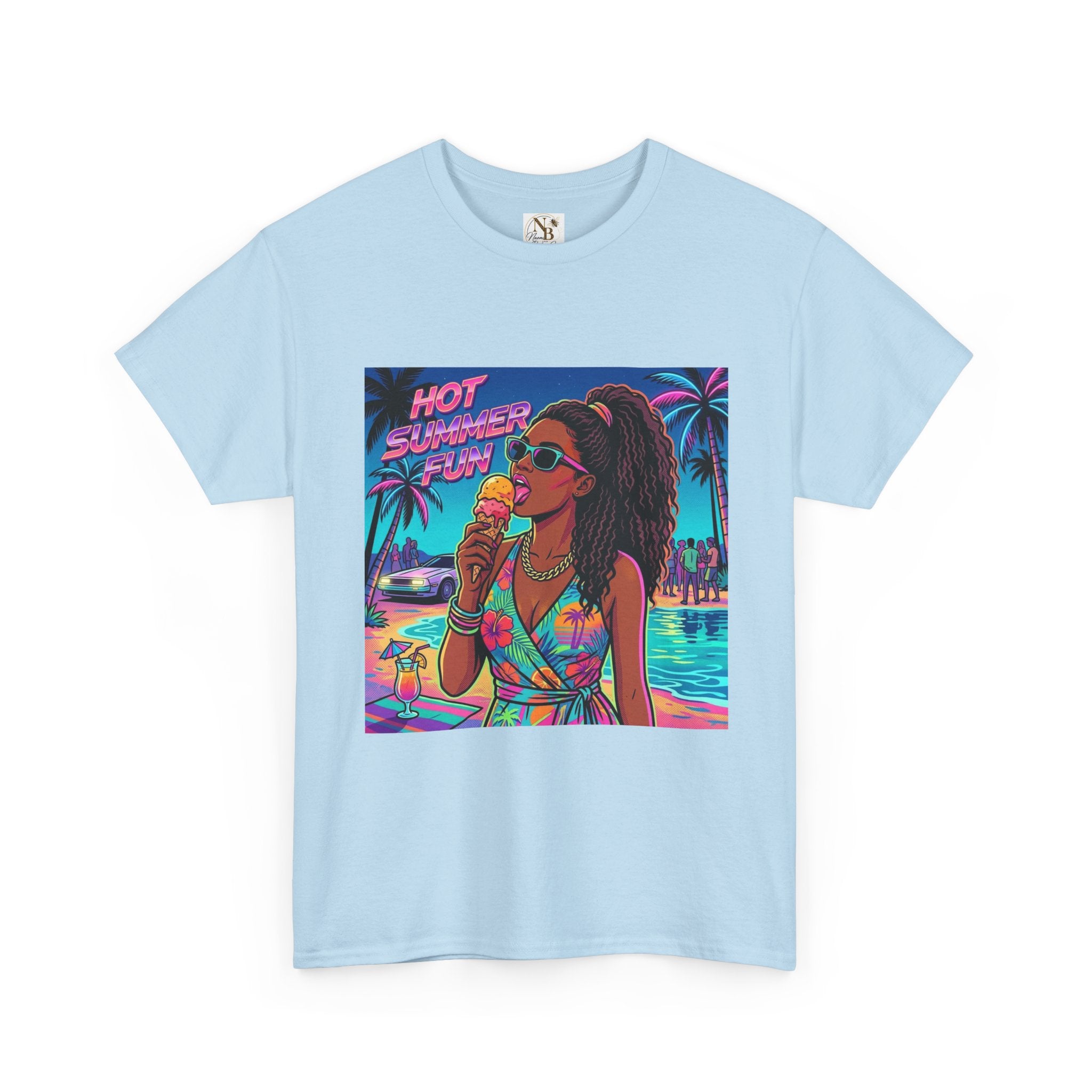 Hot Summer Fun Unisex Heavy Cotton Tee